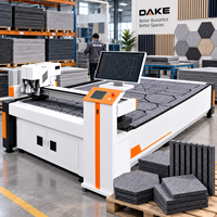 Machine de découpe numérique CNC pour panneaux acoustiques, feutre PET, panneaux insonorisants, découpe de formes personnalisées