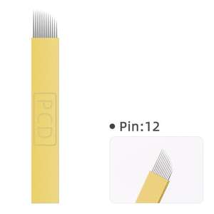 Aiguilles de lames de Microblading PCD les plus récentes produits de Microblading <span class=keywords><strong>aiguille</strong></span> spéciale pour le <span class=keywords><strong>tatouage</strong></span> d'aiguilles de cartouche de broderie à <span class=keywords><strong>la</strong></span> <span class=keywords><strong>main</strong></span> - Product Image 2