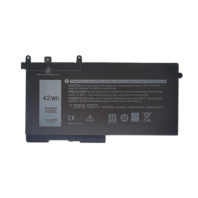 Factory 3DDDG 42Wh Rechargeable Laptop Battery for Dell Latitude 5280 5480 5491 5580 5290 5490 3520 3530 Notebook Battery