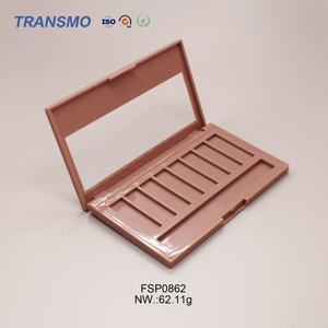 Étui à fards à paupières personnalisé carré, étui à palette de fards à paupières rose clair, 8 couleurs, étui à fards à paupières - Product Image 6