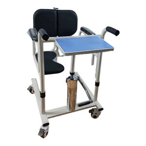 Yüksek Kaliteli Hasta Transfer Sandalyesi Yüksekliği Ayarlanabilir Hasta Yaşlı Bakım Sandalyesi Engelli Yaşlı Transfer Sandalyesi Tuvaletli - Product Image 4