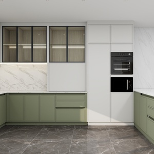 VC Maison Fabricant <span class=keywords><strong>Design</strong></span> Moderne Armoire de Cuisine en U <span class=keywords><strong>Meuble</strong></span> pour <span class=keywords><strong>Micro</strong></span>-ondes Armoire de Cuisine de Luxe en Bois Armoire en Bois - Product Image 2