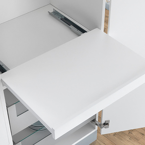 Đường ray trượt ngăn kéo dưới quầy, với các rãnh ngăn kéo kéo được cài đặt dưới sự hỗ trợ đáy đóng mềm - Product Image 5