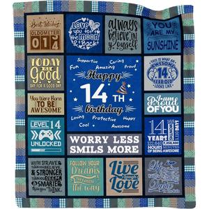 Couverture en flanelle à motifs de citations, plaid respirant et doux pour la peau, idéal pour lit, canapé, fauteuil, impression personnalisée, vente en gros - Product Image 6