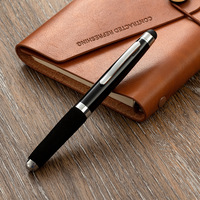 Bolígrafo de Metal de lujo, bolígrafo con logotipo, pantalla táctil para Stylus para teléfonos móviles y almohadillas, ancho de escritura de 0,7mm, regalo promocional