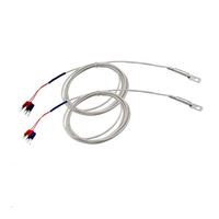 Capteur haute température de qualité alimentaire fils de thermocouple de type K 1200c sonde de thermocouple flexible de type K/J/PT100