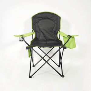 Fauteuils pliants de camping légers, durables et confortables en fer avec porte-gobelets pour la randonnée, l'extérieur, l'intérieur et le jardin - Product Image 1