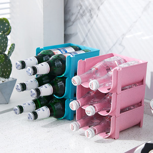 New Eco PLA Beer Water Bottle Rack Drink Organizer Box Refrigerator Storage Rack For Drink Can