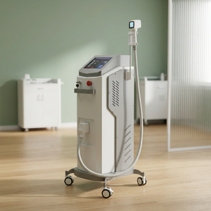 Appareil d'épilation laser vertical 808 nm, machine de beauté avec contrôle intelligent de la température de l'eau, rasoir corporel et facial efficace - Product Image 1