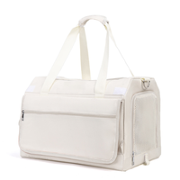 Sac de transport double étage pour animaux de compagnie, grande capacité, respirant, pour deux chats ou chiens, sac de voyage pour animaux