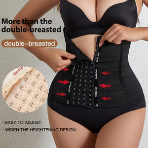 महिला खेल फिटनेस कमर कमर संयम बेल्ट उच्च कमर के बाद पेट में कमी नियंत्रण पैंटी - Product Image 3