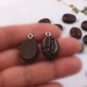 เครื่องทำกาแฟ3D เรซินอาหารจำลองเสน่ห์เสน่ห์กาแฟขนาดเล็กสำหรับคาเฟ่สำหรับทำเครื่องประดับ - Product Image 2
