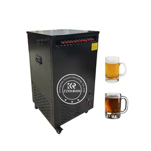 2024 Custom Metal Machine Mounted 6-Station Liquor Bar Drinking Pourer Home Bar Tools Beer Cooler Dispenser OEM