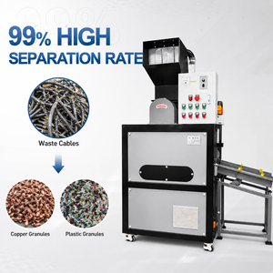 Granulador de Cobre Industrial de 400 kg/h, Máquina de Reciclaje de Cable de Desecho de Alta Resistencia con PLC, Certificación CE, Fábrica OEM - Product Image 6