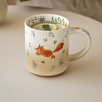 Mug à café en céramique avec logo personnalisé, mugs en céramique 3D mignons en vrac, mugs de Noël vierges pour la sublimation, pour cadeau