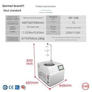 Machine à tempérer le <span class=keywords><strong>chocolat</strong></span> <span class=keywords><strong>en</strong></span> acier inoxydable, distributeur de <span class=keywords><strong>chocolat</strong></span> de qualité commerciale pour <span class=keywords><strong>atelier</strong></span> de confiserie - Product Image 5