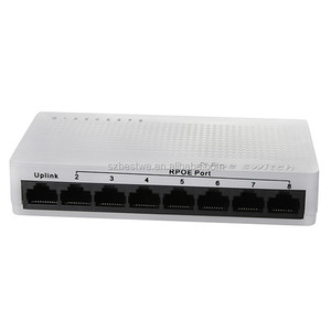 8 Port 10 100 1000 Base Reverse Power Supply RPOE <b>POE</b> Switch PCBA - Product Image 4