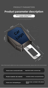 Rallonge universelle de ceinture de sécurité de voiture, boucle personnalisée en cuir grainé électroplaqué, extension de ceinture de sécurité pour <span class=keywords><strong>BMW</strong></span>, Benz, Audi, Toyota, Honda - Product Image 6