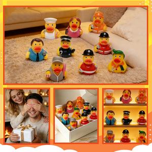 Patitos de Goma Personalizados de 2 Pulgadas para Baño de Bebés, Juguetes Únicos para la Bañera con Diseños Divertidos, Mini Patitos al por Mayor - Product Image 4