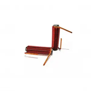 High Current High Voltage Ferrite air core inductor rod coil inductor winding with NiZn ferrite core
