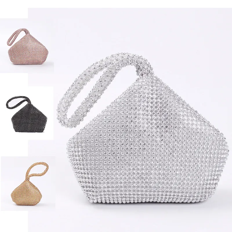 2022 Newest High quality handmade rhinestone clutch For Women stone evening bags clutches wedding For Ladies