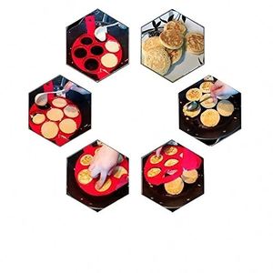 Nonstick Silicone Egg Cooker Kitchen Baking Cheese Pancake Maker for Fried Egg Ring Egg Tools - Product Image 3