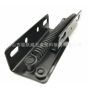 Bisagra para Muebles de Hierro Negro de 2 mm, Montaje Superficial, Duradera, para Reposacabezas de Sofá, Cama, Caja, Gabinete - Product Image 4