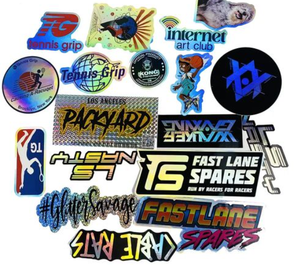 Chống lại không thấm nước tùy chỉnh logo in chết cắt vinyl dán ba chiều phản chiếu nhãn dán ba chiều - Product Image 4