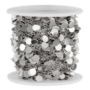 Pièce ronde fine de haute qualité cercle d'or étoile <span class=keywords><strong>site</strong></span> place chaînes d'achat en <span class=keywords><strong>acier</strong></span> <span class=keywords><strong>inoxydable</strong></span> chaîne décorative par la décoration du pied - Product Image 2