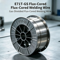 Filo per saldatura MIG autoschermato a filo animato AWS E71T-GS 0.8/0.9mm 1kg/rotolo Senza gas Singolo passaggio Nessun gas richiesto