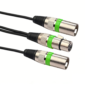 Cable Divisor en Y <span class=keywords><strong>XLR</strong></span> Hembra a Doble Macho de 3 Pines, 30cm, de Aleación de Zinc, para Micrófono, Audio, Amplificador, Mezclador y Altavoz - ¡Gran Oferta! - Product Image 6