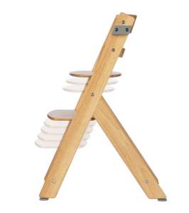 Chaise haute multifonction pour bébé Bebeconfort Timba 2 avec coussin, chaise scandinave en bois naturel pour bébé de 6 mois à 9 ans - Product Image 5