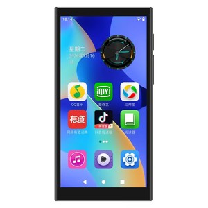 RUIZU-<span class=keywords><strong>Reproductor</strong></span> de MP3 Z90 con Wifi, 4 pulgadas, 4G + 64G, pantalla táctil, <span class=keywords><strong>reproductor</strong></span> de música y vídeo BT con altavoz, compatible con aplicación, descarga de radio FM - Product Image 1
