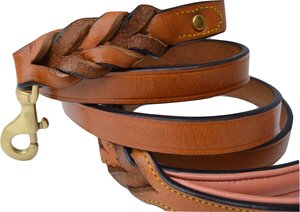 Correa de cuero para perro personalizada, de alta calidad, venta al por mayor - Product Image 5