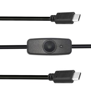 1.2m USB 2.0 <span class=keywords><strong>C</strong></span> mâle vers USB <span class=keywords><strong>C</strong></span> mâle charge d'alimentation interrupteur marche/arrêt <span class=keywords><strong>c</strong></span>âble de charge d'alimentation - Product Image 3