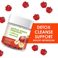 Gummies de Vinaigre de Cidre de Pomme Rouge Marque Blanche OEM pour Adultes – Soutien Énergétique et Métabolique, Gestion du Poids, Complément Quotidien pour la Santé