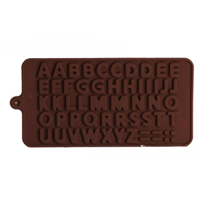 แม่พิมพ์ซิลิโคนรูปตัวอักษรภาษาอังกฤษ 26 ตัว สำหรับทำช็อกโกแลต เยลลี่ พุดดิ้ง สบู่ทำมือ แม่พิมพ์งานฝีมือ DIY รองรับการสั่งแบบคละแบบ - Product Image 4