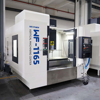 Centre d'usinage vertical CNC de haute qualité VMC WF-1165, système Siemens, traitement des métaux, conique de broche BT40, lourd