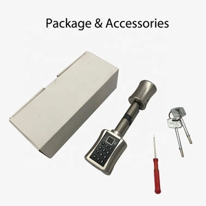 Intelligente Sistema di Tuya APP Serratura Keyless Collegato BLE Carta di Impronte Digitali Senza Trapano Nuovi Fori Conveniente Installare Operare - Product Image 6