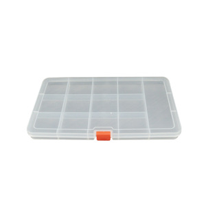 Fixed 13 Grids Plastic Storage <b>Box</b> 20.8x12.4x1.6cm For Fishing <b>Tackle</b> Jewelry Hardware Electronics Organization - Product Image 5