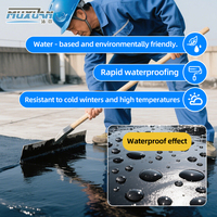 Le revêtement imperméable noir d'asphalte à base d'eau de toit a la résistance imperméable, à hautes températures et au froid