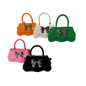 Bolso Pequeño Tipo Bandolera con Lazo Dulce y Fresco para Mujer, Estilo Primavera 2024, Cadena Elegante de Alta Calidad - Product Image 1