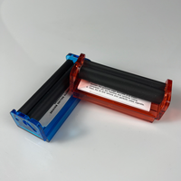Fabricant de cigarettes en plastique portable Machine à rouler les cigarettes manuelle de couleur transparente