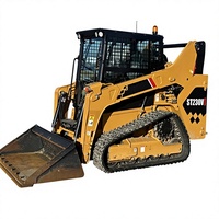Chargeuse compacte sur chenilles en caoutchouc à levage vertical 4,68T ST230V, machine de construction multifonctionnelle à braquage zéro