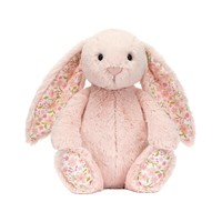 Jellycatd Lapin de Pâques Timide Bonnie, Peluche Apaisante Lapin Gâteau à Oreilles d'Étoile avec Trois Étiquettes