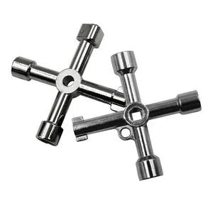 <span class=keywords><strong>Clé</strong></span> multifonction pour armoire de commande électrique, <span class=keywords><strong>clé</strong></span> croisée, clés pour <span class=keywords><strong>compteur</strong></span> d'eau et vanne, <span class=keywords><strong>clé</strong></span> triangulaire, personnalisable, OEM pour voiture et ascenseur - Product Image 6