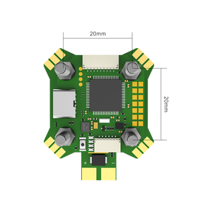 Ifflight F7ขนาดเล็ก + E55ขนาดเล็ก4-in-1 ESC กอง STM32F722บิน55A 2-6S DShot150/300/600ควบคุมการบินโลหะ - Product Image 4