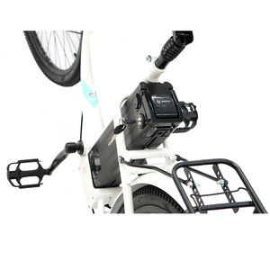 Vélo électrique en acier blanc à cadre courbé 36V 250W pour hommes et femmes, fabriqué en Chine - Product Image 6