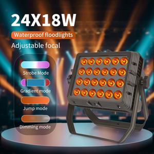 AICPOSE Projecteur LED mural DMX 6-en-1 étanche 24x18W pour éclairage de scène - Grande Vente - Product Image 2