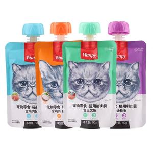 Friandises humides pour chats Wanpy - Collation nutritive riche en protéines, sans céréales, avec de la viande pour la santé de la peau et du pelage - Product Image 2